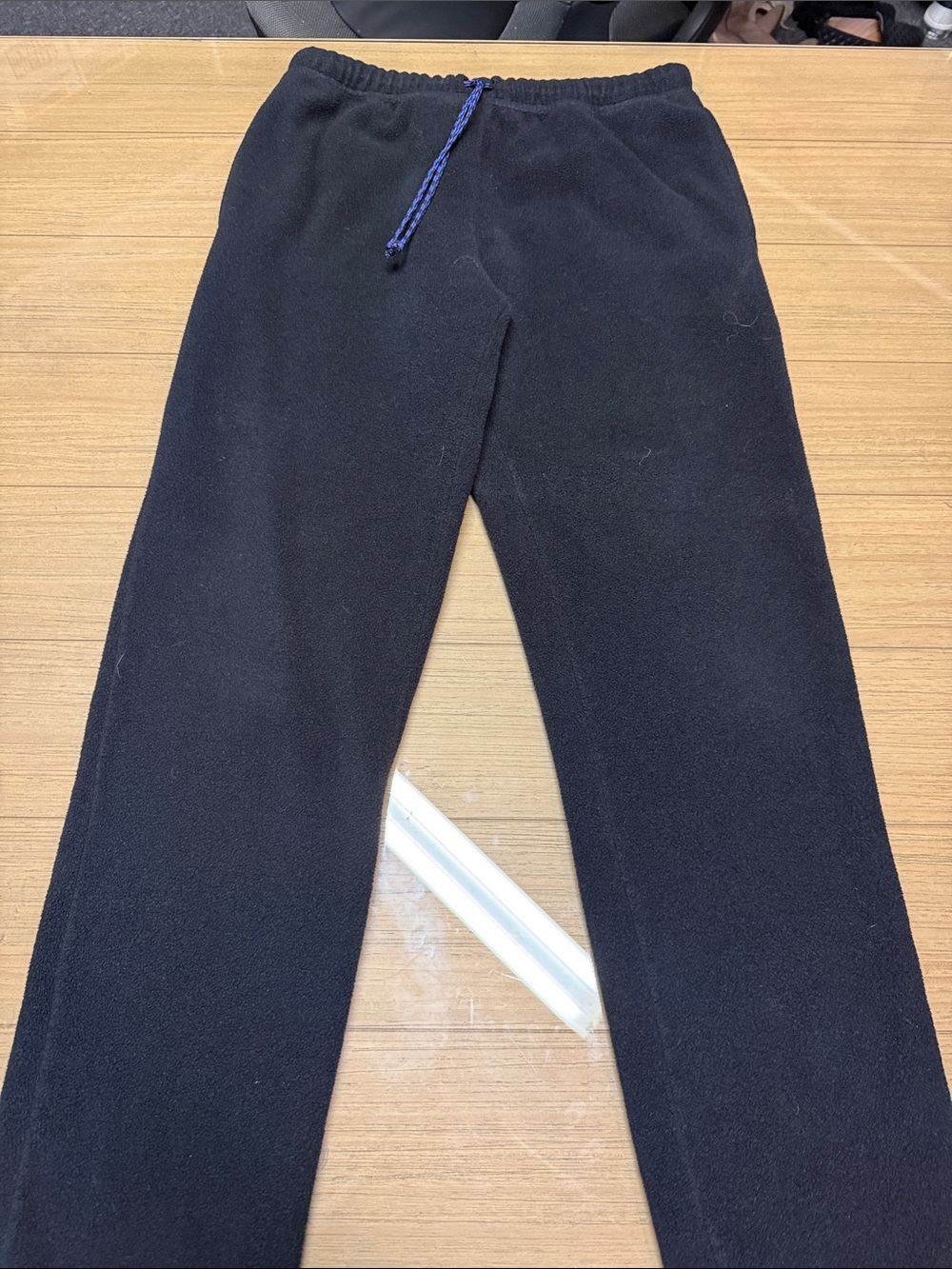 Patagonia Kids Black Joggers with Blue Drawcord